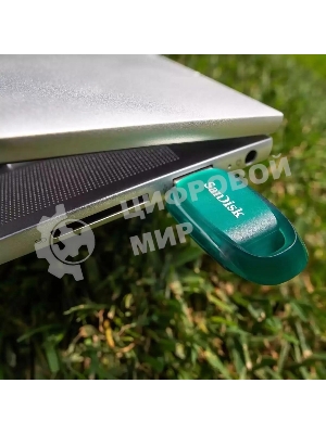 Флешка USB 256 Gb SanDisk CZ96 Ultra Eco, USB 3.2 зеленый