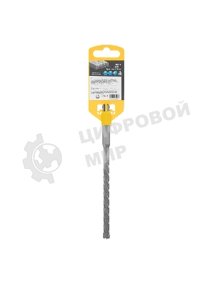 Бур по бетону Denzel цельная крестовая пластина, 8x165 мм, SDS PLUS