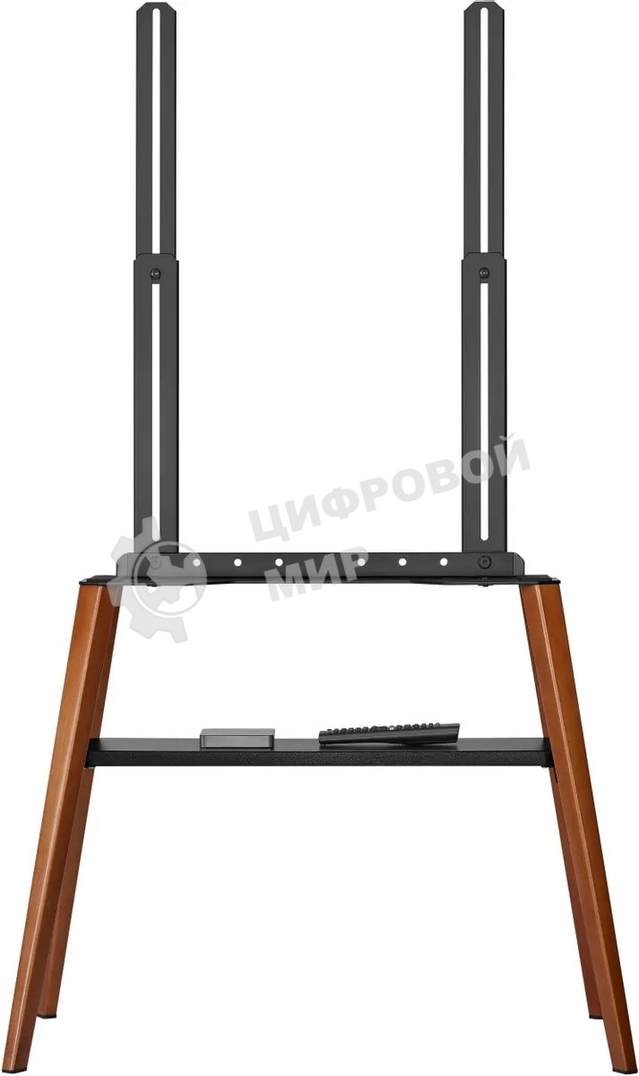 Подставка для телевизора Cactus CS-ST3645BKWN черный/орех, 43
