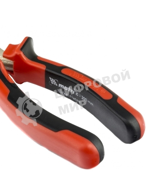 Длинногубцы Matrix NICKEL 17168 200 мм, прямые никелированные, двухкомпонентные рукоятки