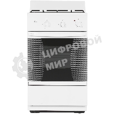 Плита комбинированная Flama CK 2202 W белый, конфорок 2 шт, духовка 30 л, 50 см x 85 см x 38 см
