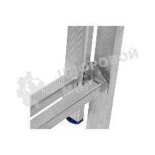 Лестница Сибртех, 3 х 14 ступеней, алюминиевая, трехсекционная