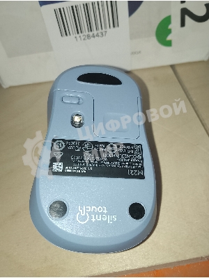 (Б/У) Мышь беспроводная LOGITECH M221 SILENT BLUE 910-006111 [Cм.описание!]
