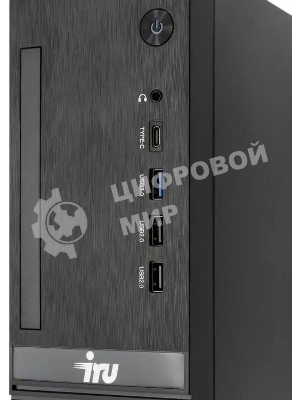 Компьютер IRU 310SC SFF i3 12100 (3.3) 8Gb SSD256Gb UHDG 730 Windows 11 Pro GbitEth 200W черный (2152519)