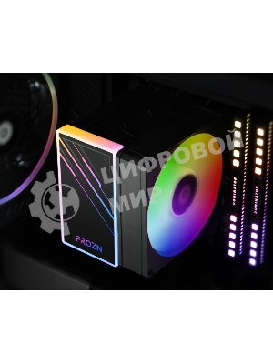 Кулер Cooler ID-Cooling FROZN A400 ARGb черный 92мм алюминий+медь 2200rpm 25.8db 4-pin 180W 123мм