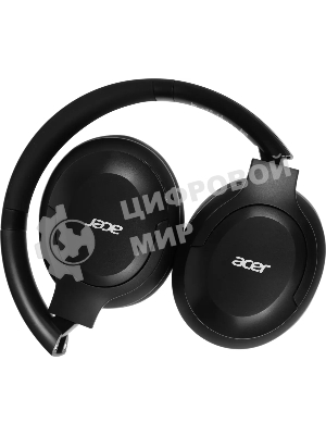 Беспроводные/проводные наушники Acer OHR304 черный, полноформатные, Bluetooth + проводной, активное шумоподавление, до 16 ч