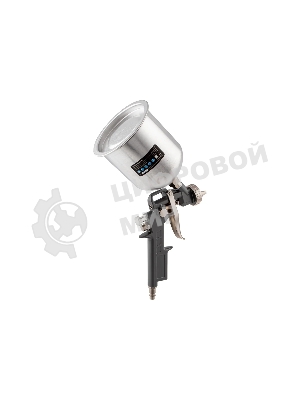 Краскопульт пневматический Matrix краскораспылитель пневмат. с верхним бачком v=1.0л + сопла