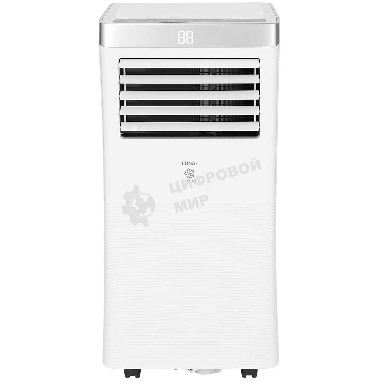 Кондиционер мобильный FUNAI MAC-CA25CON04 9000 BTU, 19 м², 54/55 дБ, охлаждение, осушение, белый