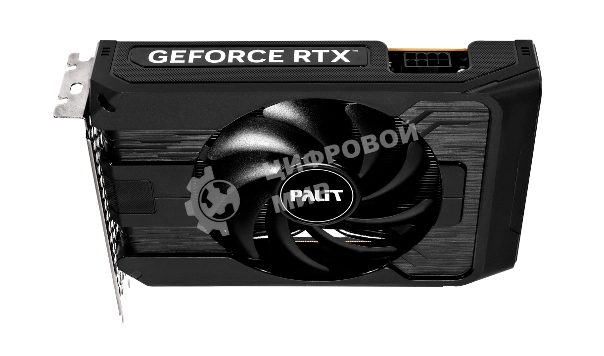 Видеокарта Palit GeForce RTX 5050 StormX OC, NVIDIA RTX 5050, 8 ГБ GDDR6, 128 бит, PCI-e 5.0, 1xHDMI, 3xDP, 2617 МГц