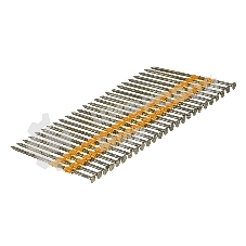 Гвозди Denzel для пнев. нейлера (крашен.), длина - 90 мм, диам. - 3,05 мм, 2000 шт.