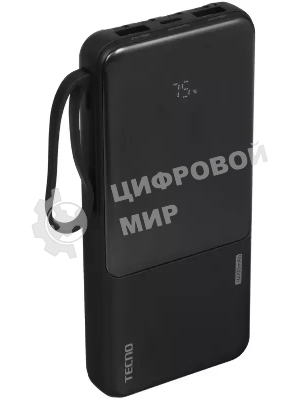 Портативный аккумулятор Tecno OnGO L101 10000mAh 12W 2.4A 2xUSB-A/USB-C черный