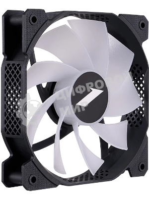 Вентилятор для корпуса 1STPLAYER F7R Black F7R-BK 120mm, 600-1800rpm, 56.34CFM, 36.99dBa, BULK