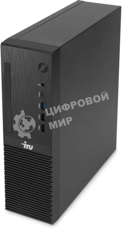 ПК IRU Planio 310H6SFC SFF i3 12100F (3.3) 8Gb SSD256Gb GT610 2Gb Windows 11 Pro GbitEth 350W черный (2153448)