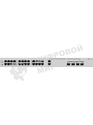 Коммутатор Huawei S220S-26PN4JX, 24×PoE+ (22×1G + 2×2.5G Combo RJ45) + 2×10G SFP+ + 2×2.5G SFP (Combo), управляемый
