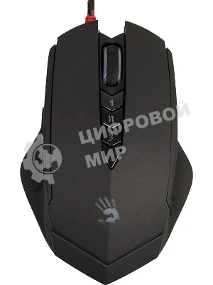 Мышь проводная A4Tech Bloody V8M Max черный, 12000 dpi, USB, кнопки - 10