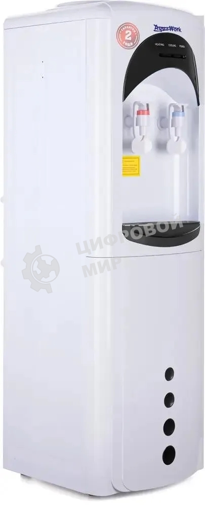 Кулер Aqua Work 17-LDR напольный электронный белый/черный