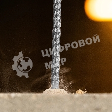 Бур по бетону Denzel цельная крестовая пластина, 6x265 мм, SDS PLUS