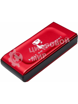 Внешний SSD Kingston XS1000, 2TB, USB 3.2 Gen 2 Type-C, R/W 1050/1000, красный