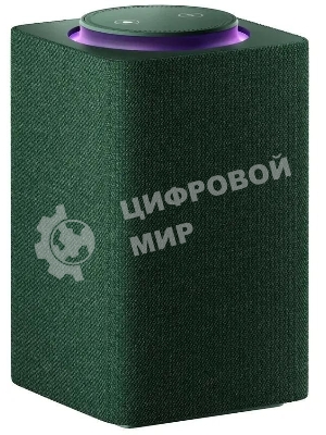 Умная колонка Яндекс Станция Макс, 65Вт, с экраном, 1 динамик, часы, Алиса, Wi-Fi, Bluetooth 5.0, Zigbee, зеленый