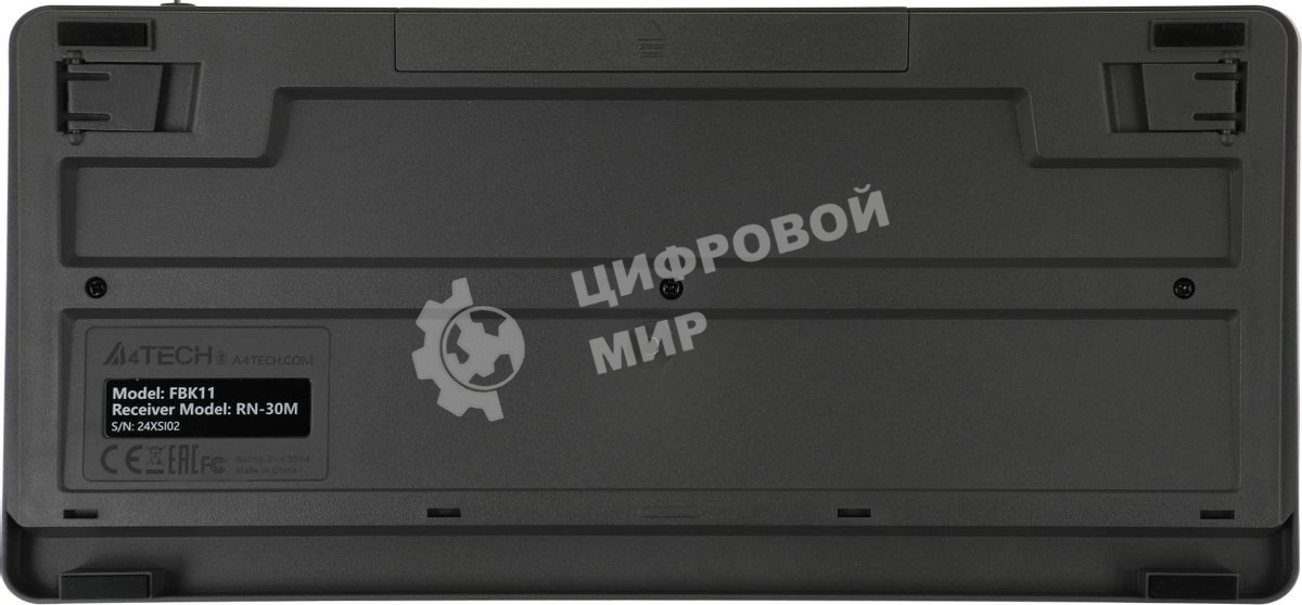 Клавиатура беспроводная A4Tech Fstyler FBK11, USB, Bluetooth/Радиоканал, черный/серый