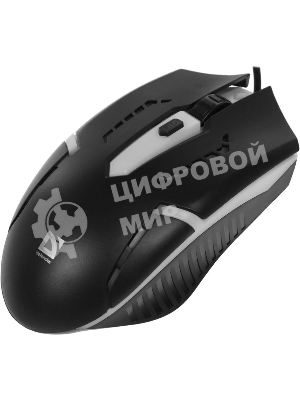 Мышь проводная Defender Flash MB-600L черный, 1200 dpi, USB, кнопки - 4