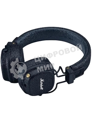Беспроводные/проводные наушники Marshall Major V синий, накладные, Bluetooth + проводной, беспроводная зарядка, до 100 ч