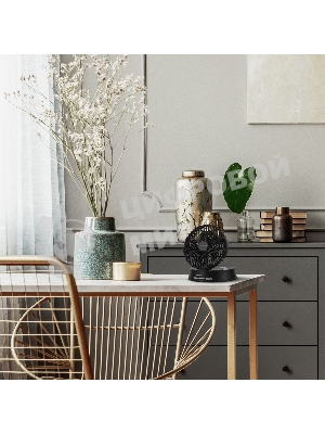 Вентилятор настольный Coolfort CF-2000 скоростей:3 черный