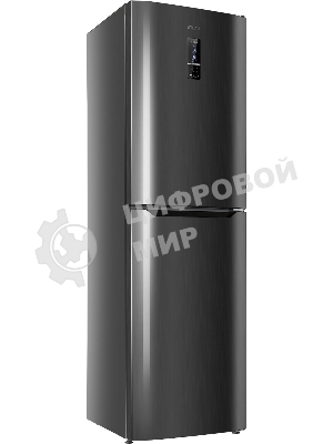 Холодильник Atlant ХМ-4623-159-ND черный металлик двухкамерный 187/125л морозилка снизу, No Frost