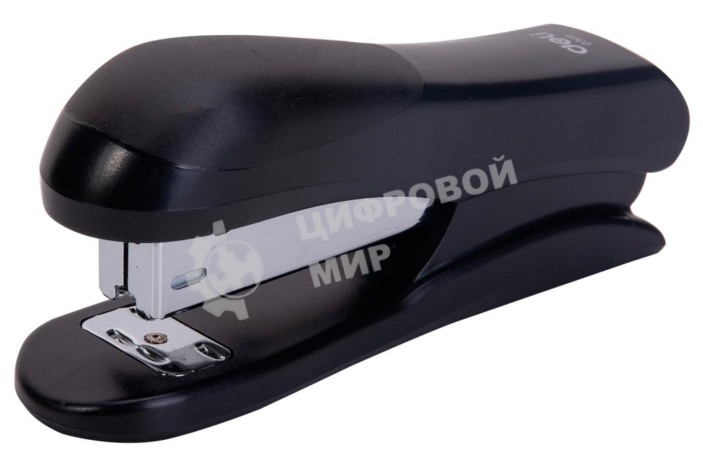 Степлер Deli E0305 Essential 24/6 26/6 (20 листов) ассорти 100скоб коробка