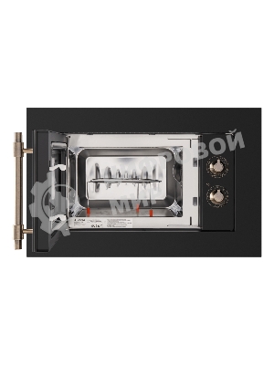 Встраиваемая микроволновая печь Maunfeld JBMO.20.5ERBG 20 л, 700 Вт, переключатели - поворотный механизм