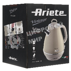Чайник электрический Ariete Vintage 2869/03 2000 Вт, 1.7 л, бежевый