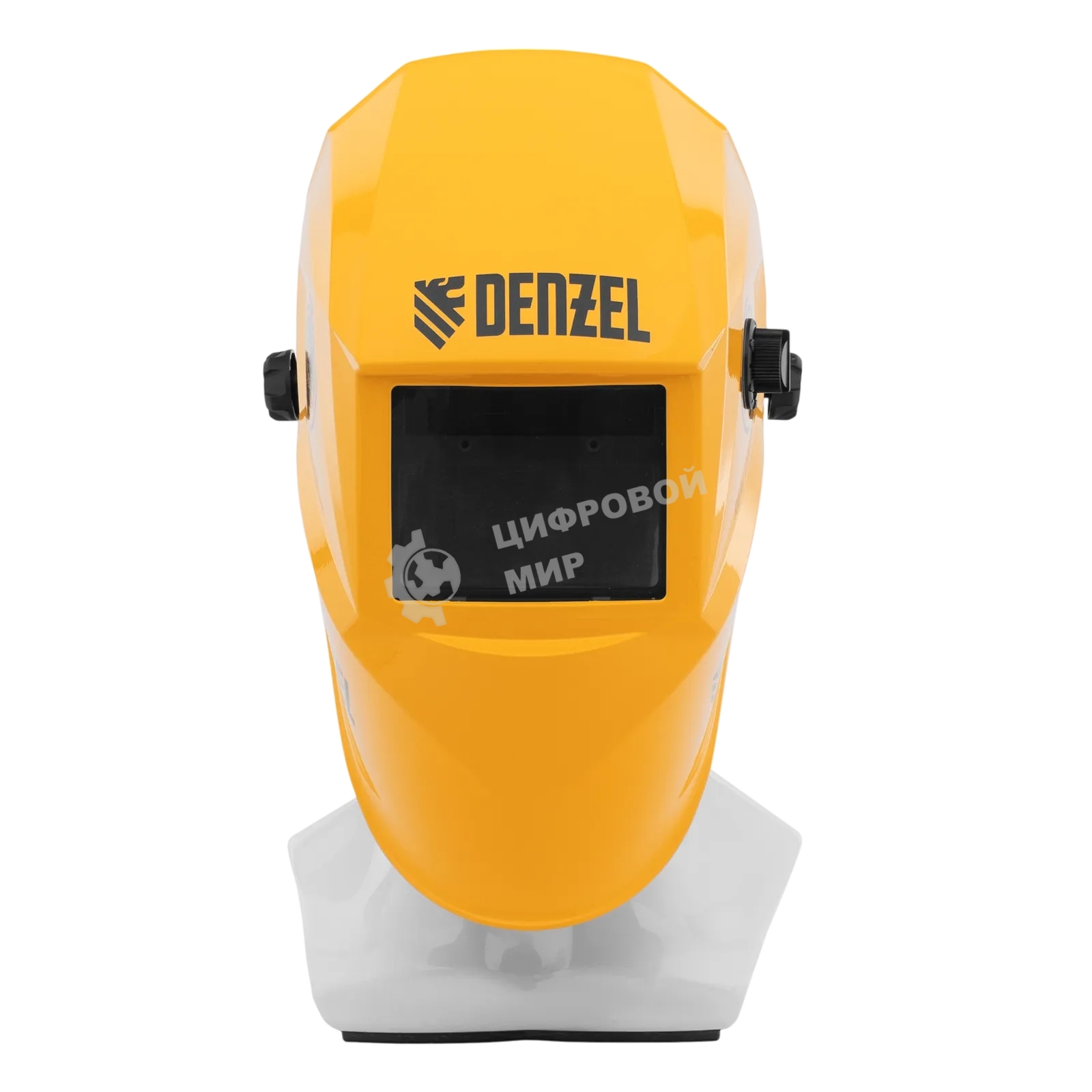 Щиток защитный лицевой (маска сварщика) Denzel F8, см. окно 100х50, Real Color, DIN 4-8/9-13