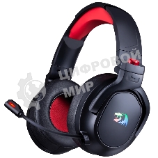 Гарнитура Redragon Nomen чёрный-красный, беспроводная + проводная, радиоканал, до 56 ч, подсветка