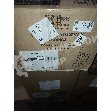(Поврежденная упаковка) Набор для влажной уборки HP-MB08G Happy Panda с ведром с механизмом отжатия и насадкой графитовый