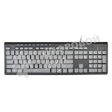 Клавиатура Oklick 480M проводная, USB, черный/серый