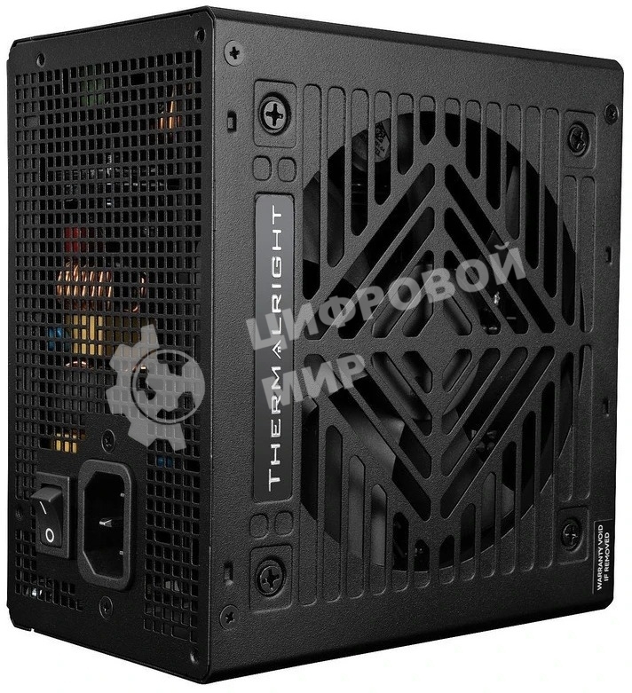 Блок питания Thermalright, 650W 80+ Gold (ATX, 3.1, Full modular, 1x24(20+4)pin, 2xCPU 8(4+4)pin, 2xPCIe*2 8(6+2)pin, 3xSATA3, 2xMOLEX4pin, Active, 120x120мм, 150x140x86mm, APFC, OVP, UVP, SCP, OCP, OTP, OPP, black)