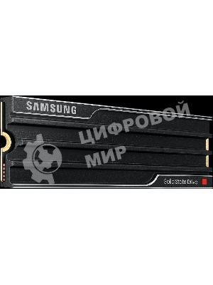 Накопитель SSD 1Tb Samsung 9100 PRO, M.2, PCI-E 5.0 x4, TLC 3D NAND R/W - 14800/13400 Mb/s с радиатором