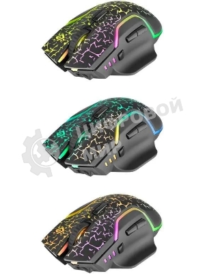 Мышь беспроводная Defender Oneshot GM-067 черный, 3200 dpi, радиоканал, USB, кнопки - 7