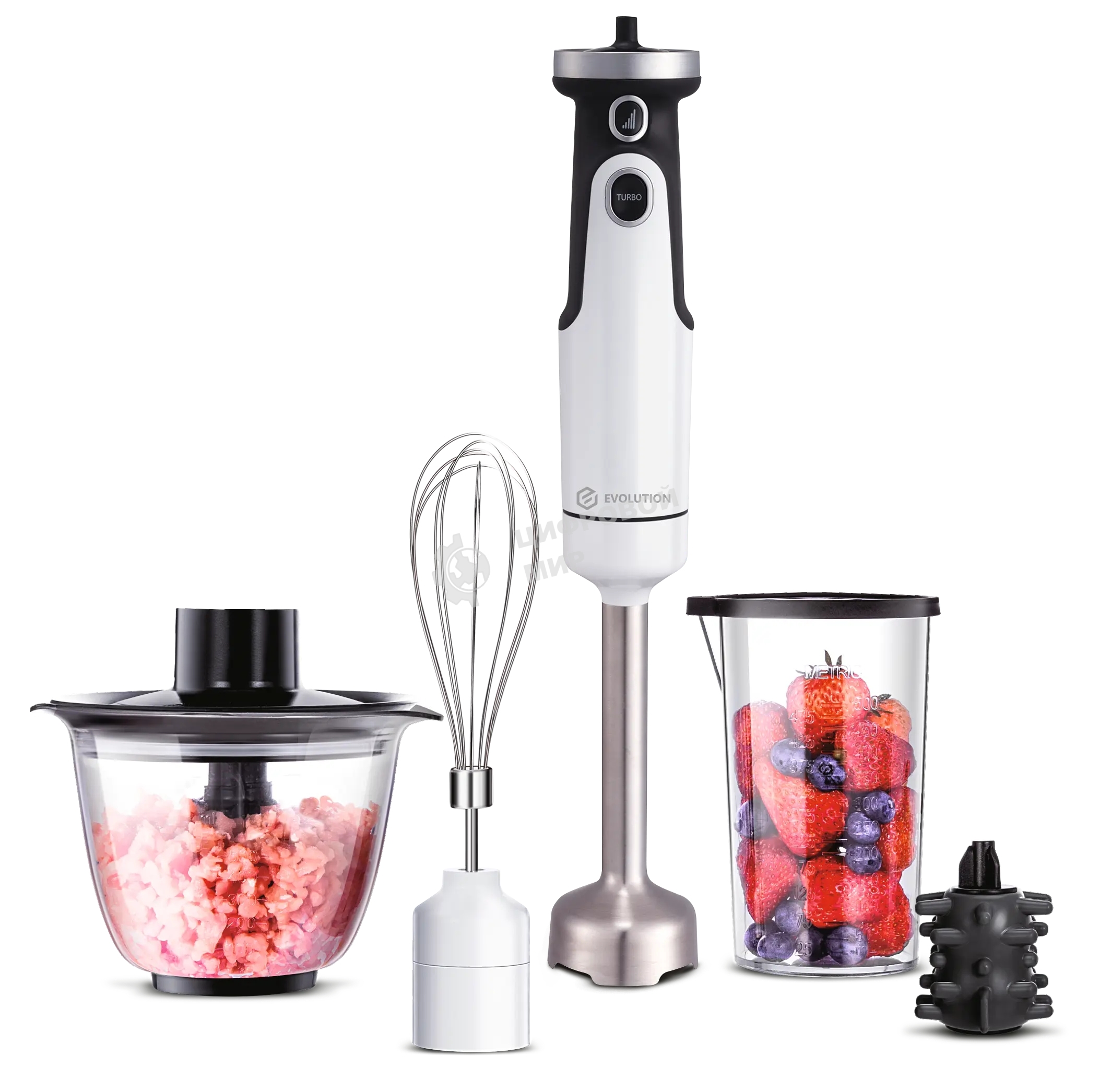 Блендер EVOLUTION HBS-0651 белый