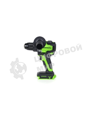 Дрель-шуруповерт аккумуляторная Greenworks GD24DD90 24V, 90 Нм, бесщеточная, 45/90Нм,2х4Ач,ЗУ,кор 3707507CUD
