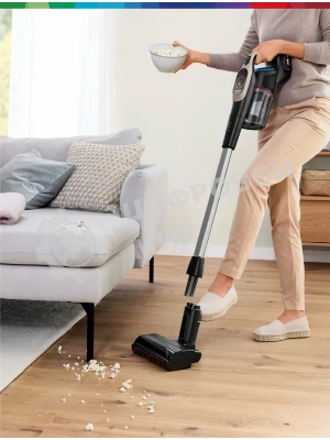 Пылесос вертикальный Bosch BCS931GAC серый, питание от аккумулятора, уборка сухая, пылесборник 0.4 л