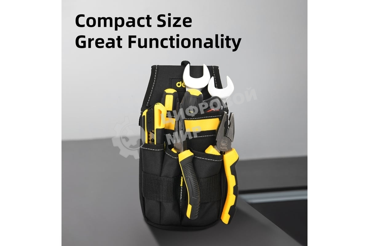 Поясная сумка монтажника Deli DLP11