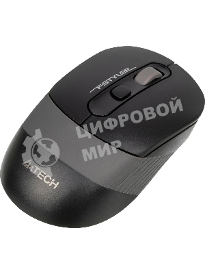 Мышь беспроводная A4Tech Fstyler FG10S черный/серый, 2000 dpi, радиоканал, USB, кнопки - 4