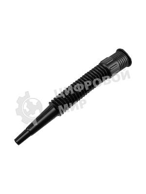 Воронка пластиковая Denzel 160 мм с металлическим ситом, непроливайкой и гибким наконечником