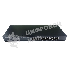 Коммутатор неуправляемый NEOMAX NMS-124P-1000-SR, 24 порта 1000 Mbps, металл Rack