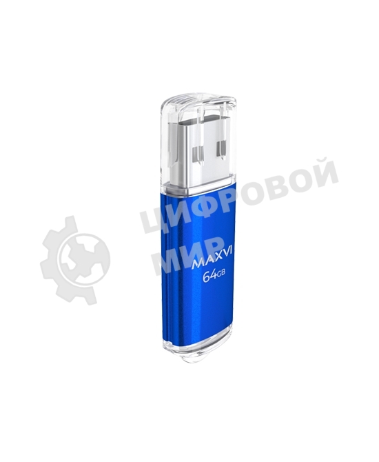 Флешка USB 2.0 64Gb Maxvi MP blue