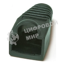 Изолирующий колпачок Hyperline BOOT-BK-10 для разъемов RJ-45, черный (10 шт.)