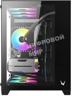 Компьютерный корпус AeroCool/Formula Crystal Z5 черный без БП mATX 1x120мм 2xUSB 2.0 1xUSB 3.0 audio bott PSU