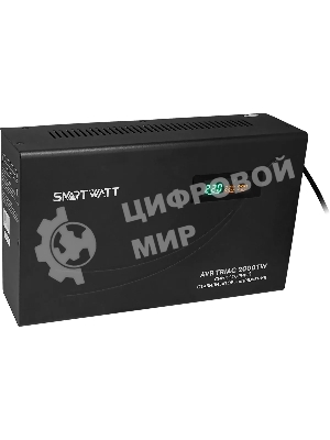 Стабилизатор напряжения Smartwatt AVR Triac 2000TW 2000ВА черный