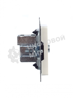 Розетка телевизионная проходная IEK BRITE РТВ10-0-БрЖ жемчуг